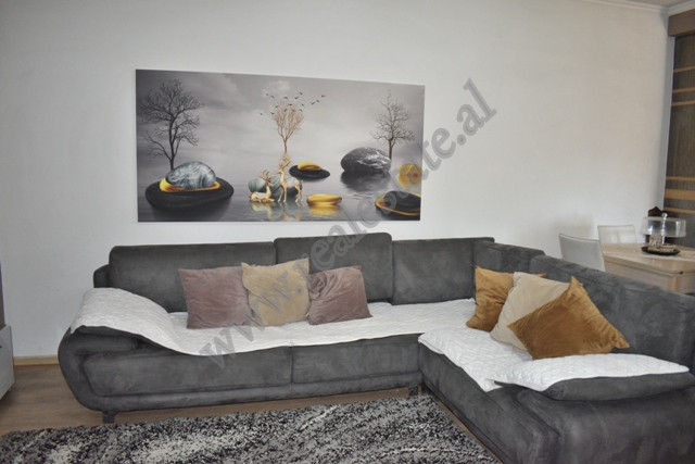 Apartment for rent in 4 Deshmoret street near Dibra street in Tirana.
It is located on the 7th floo